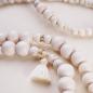 Preview: WhiteStar 88 GoldShiny, lange Edelstein Wechselkette